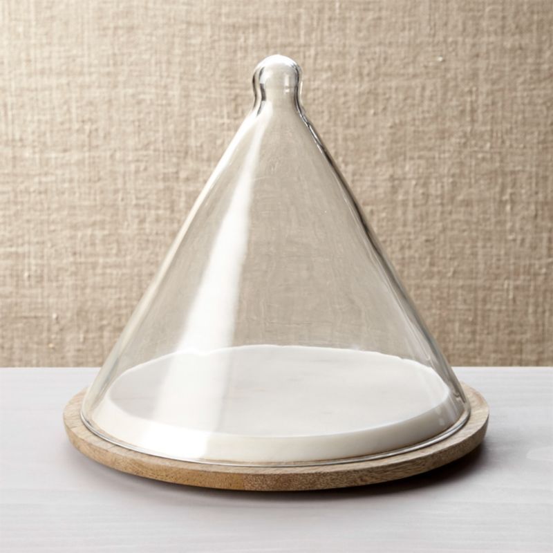 Wood Marble Covered Server + Reviews | Crate and Barrel | Crate & Barrel