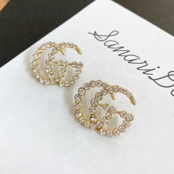 Big Stone Earrings | Etsy (US)