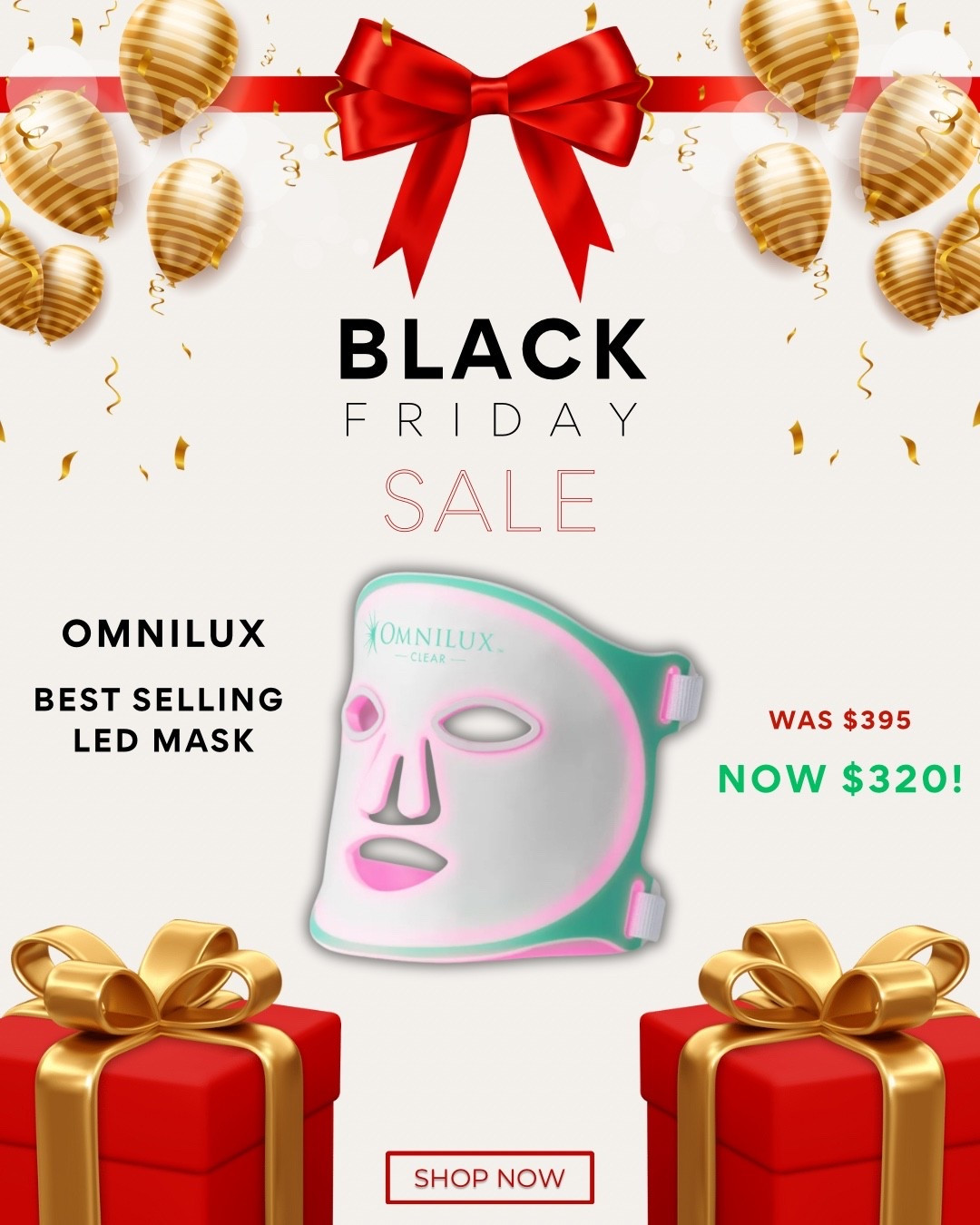 Now is the time to get the bestselling LED mask by OMNILUX! Their Black Friday sale is so good - you can now get $75 off! It’s FDA-approved bestselling mask 😍

Black Friday sale, LED mask, LED mask sale, skincare, self care 

#LTKCyberWeek #LTKSaleAlert #LTKGiftGuide