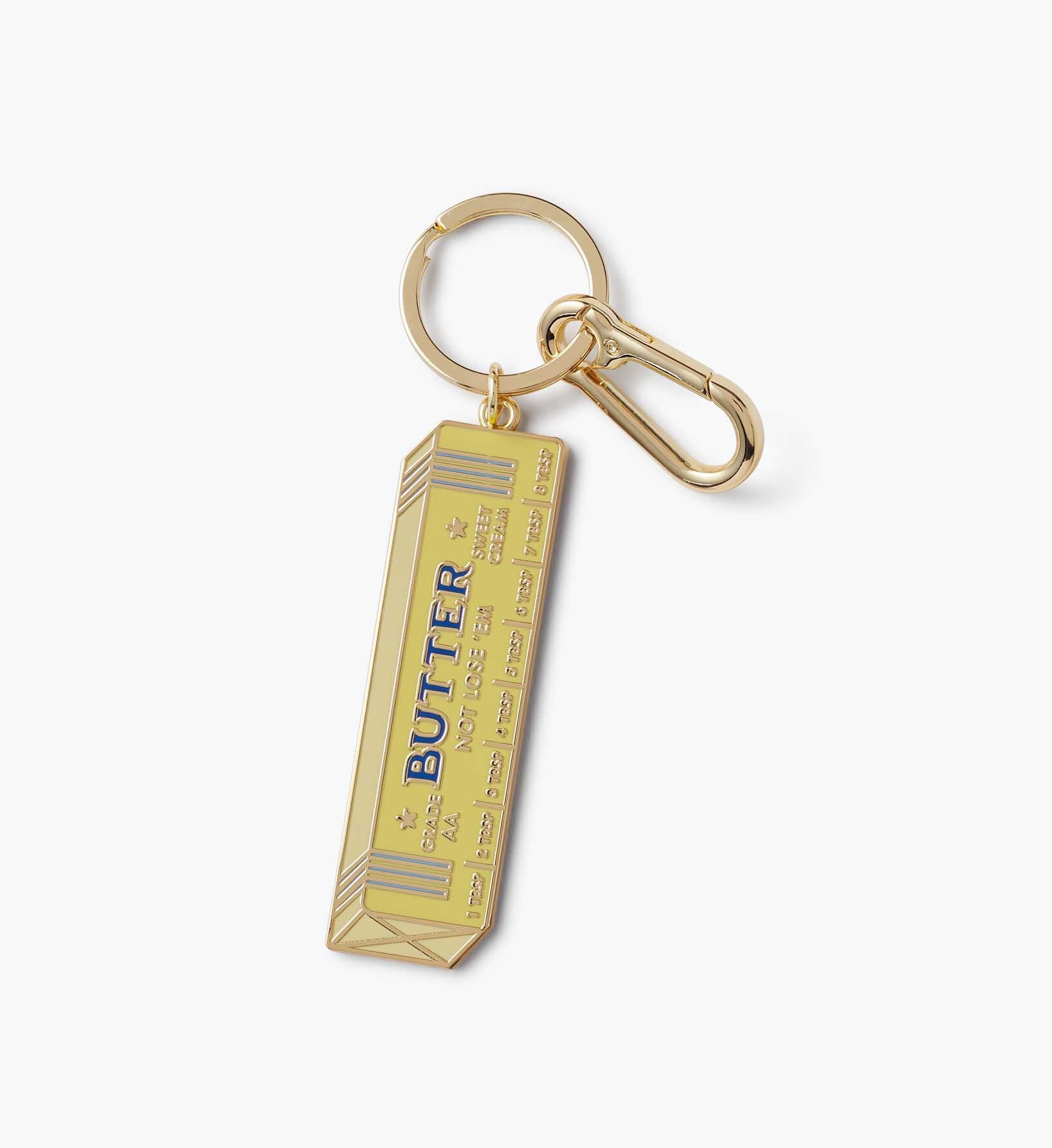 Enamel Keychain - Butter Not Lose 'Em | Rifle Paper Co.