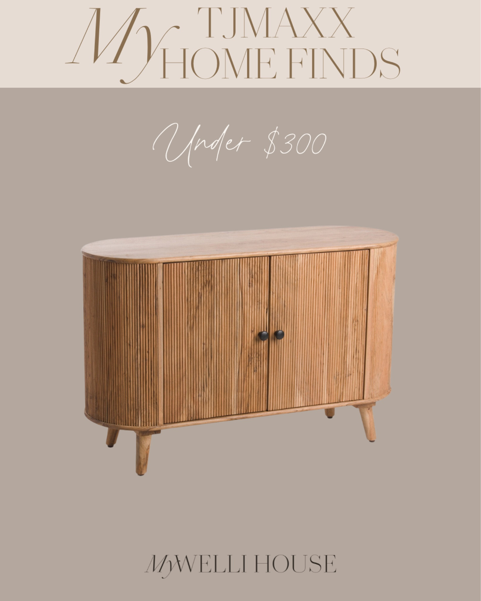 Designer look a like 2-door cabinet from TJMAXX 

#LTKsalealert #LTKhome #LTKFind