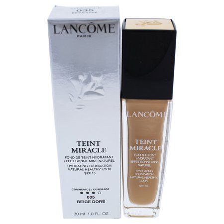 Teint Miracle Hydrating Foundation SPF 15 - 035 Beige Dore by Lancome for Women - 1 oz Foundation | Walmart (US)