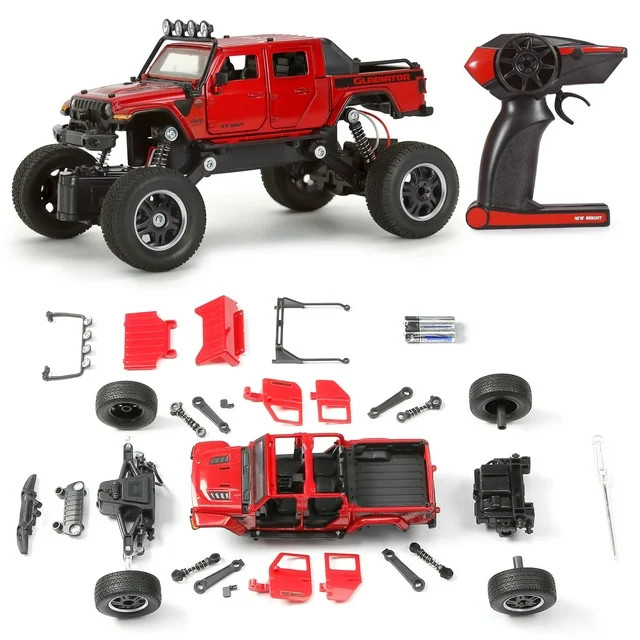 New Bright (1:18) Jeep Gladiator Mod Shop 29 Piece Battery Radio Control Red Truck, 31829U | Walmart (US)