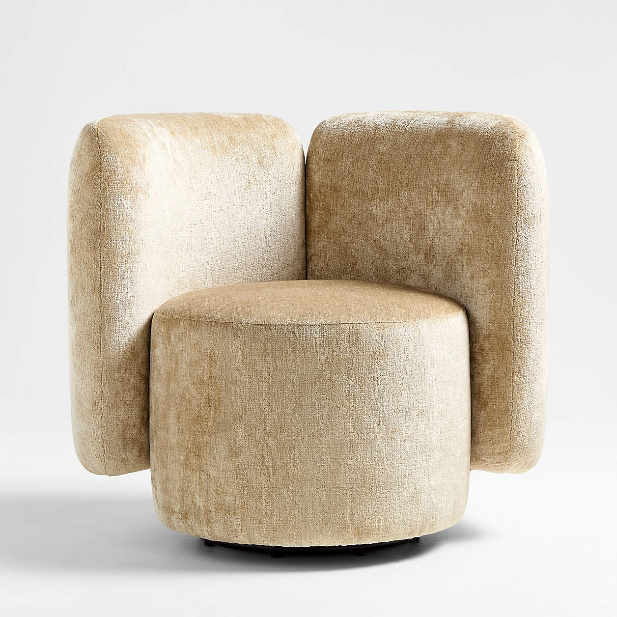 Wills Swivel Accent Chair by Brigette Romanek | Crate & Barrel | Crate & Barrel