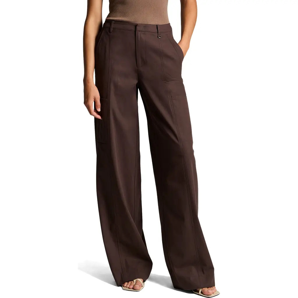 Vince Mid Rise Wide Leg Panel Pants in Iron at Nordstrom, Size 6 | Nordstrom