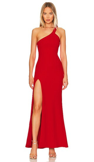 Evan Gown in Red | black tie wedding guest dress black tie dress black tie optional dress | Revolve Clothing (Global)