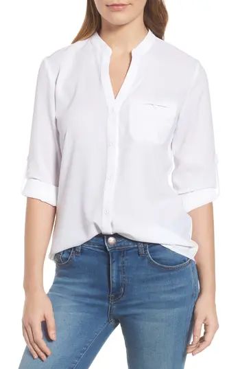 Women's Kut From The Kloth Jasmine Top, Size X-Small - White | Nordstrom