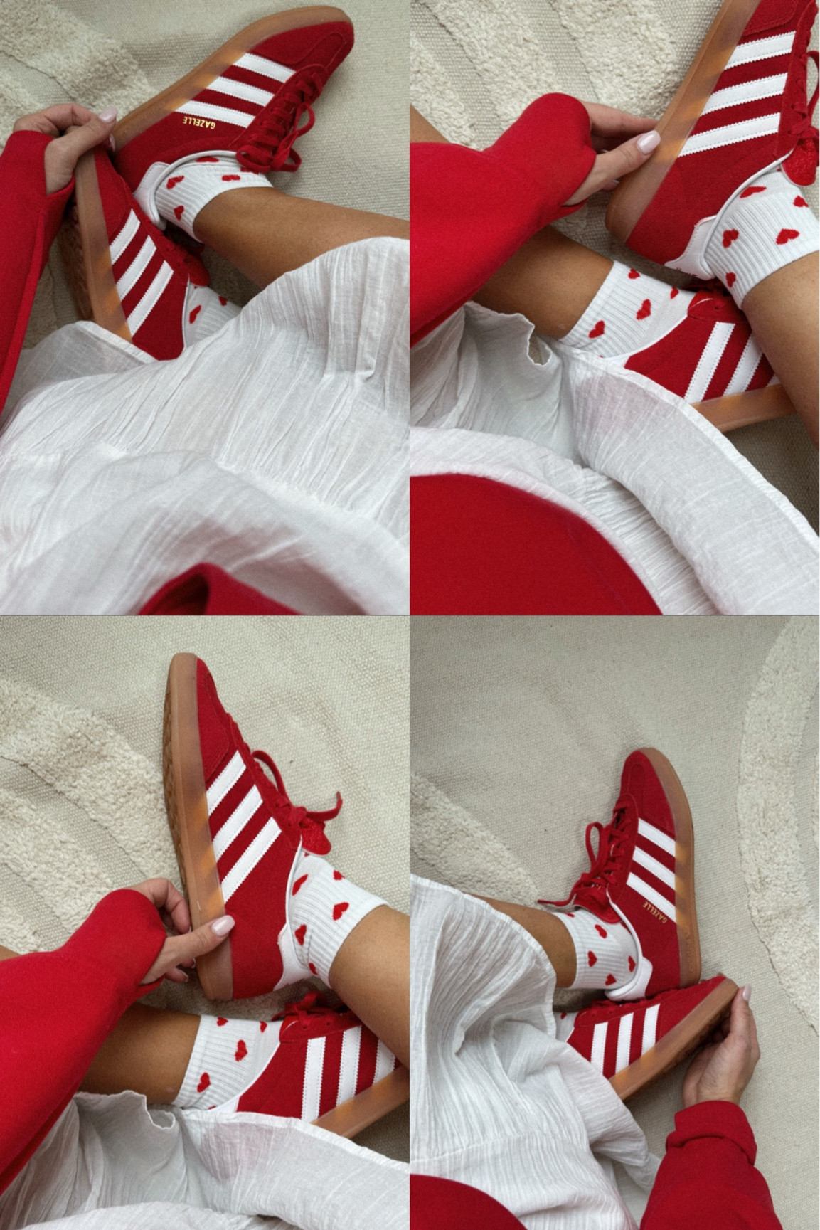 Adidas red gazelle | adidas better scarlet gazelle | Valentine’s Day shoes SNEAKERS | must have sneakers| red shoes 

#LTKShoeCrush #LTKSeasonal #LTKGiftGuide