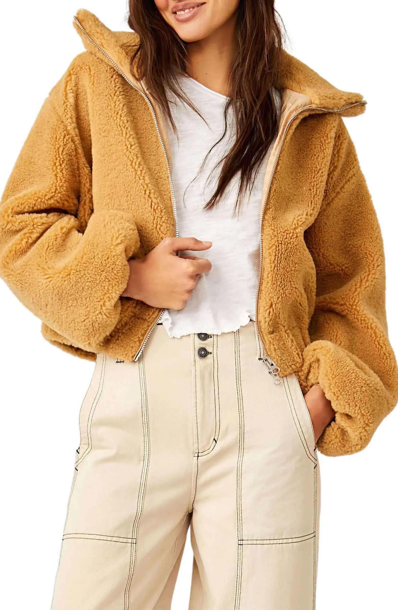 Free People Get Cozy Faux Shearling Jacket | Nordstrom | Nordstrom