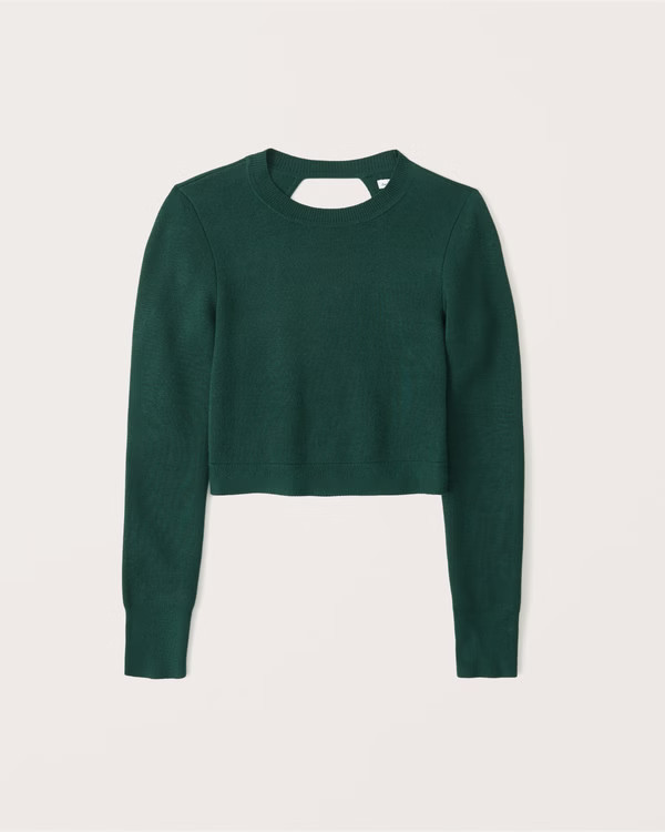 Women's Open-Back Tie Sweater | Women's New Arrivals | Abercrombie.com | Abercrombie & Fitch (US)