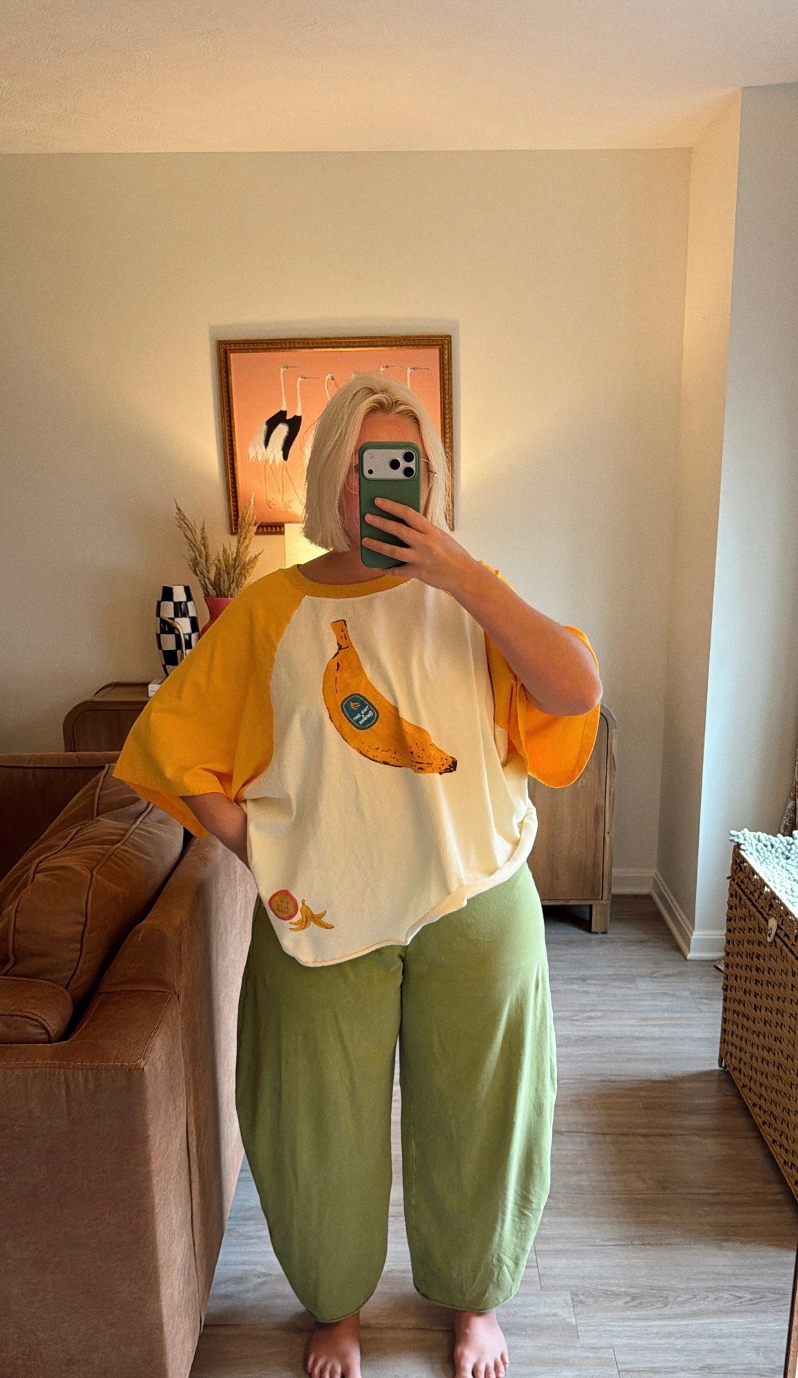 Tee is happy little mother // large pants
