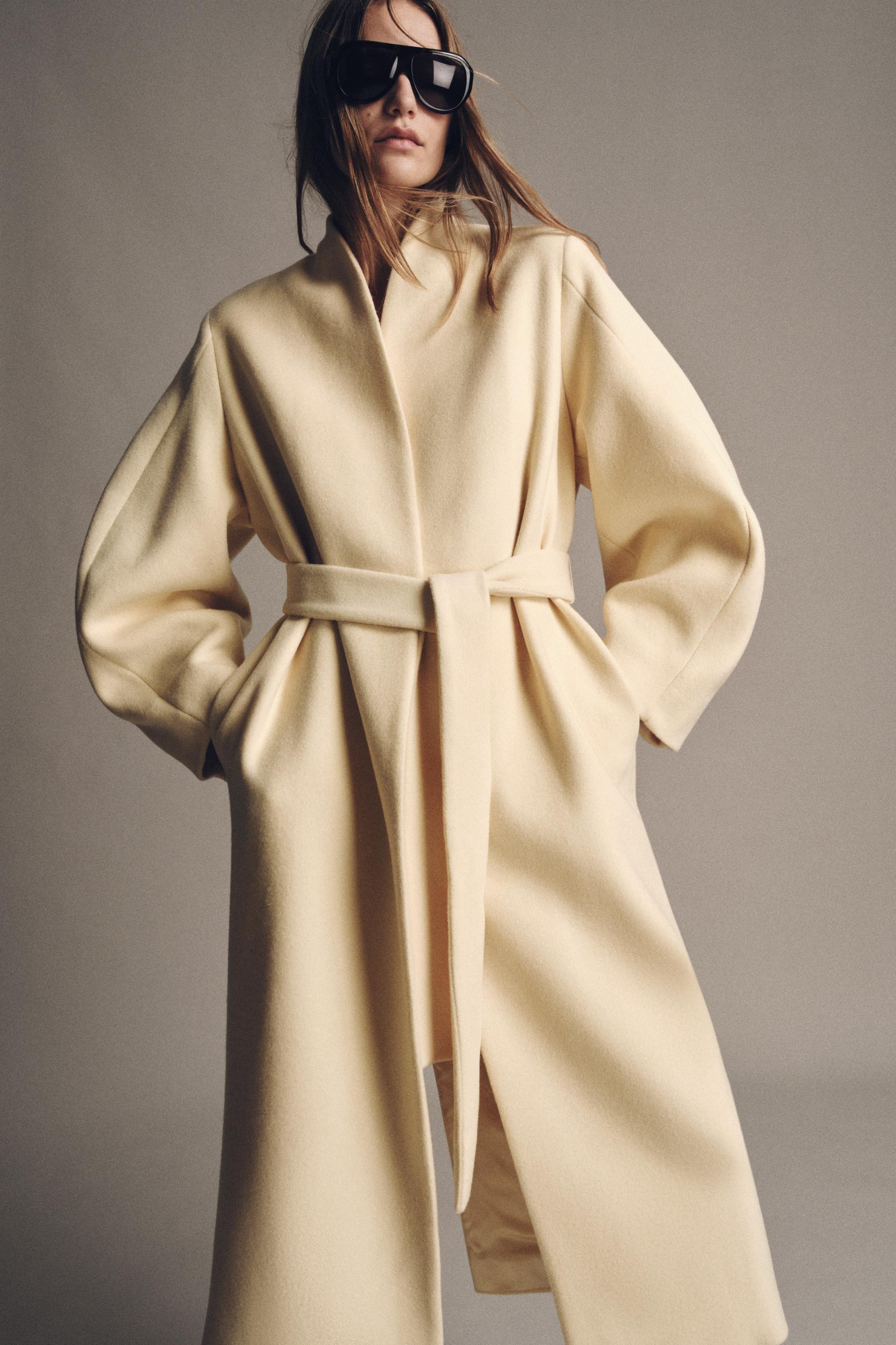 OVERSIZE-MANTEL AUS WOLLMISCHGEWEBE ZW COLLECTION | Zara DE