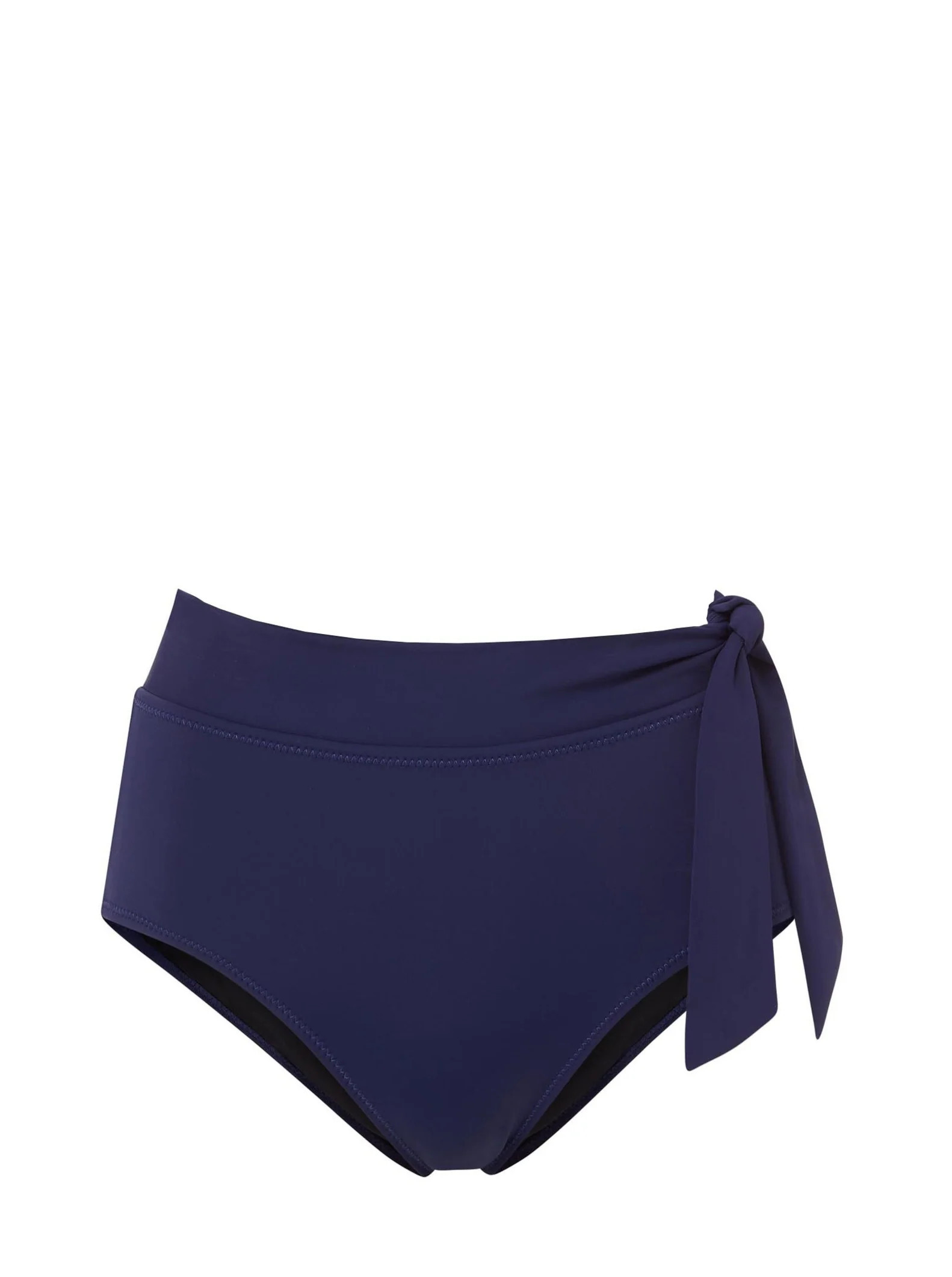 Side Tie High Waist Bottom Navy | Change of Scenery