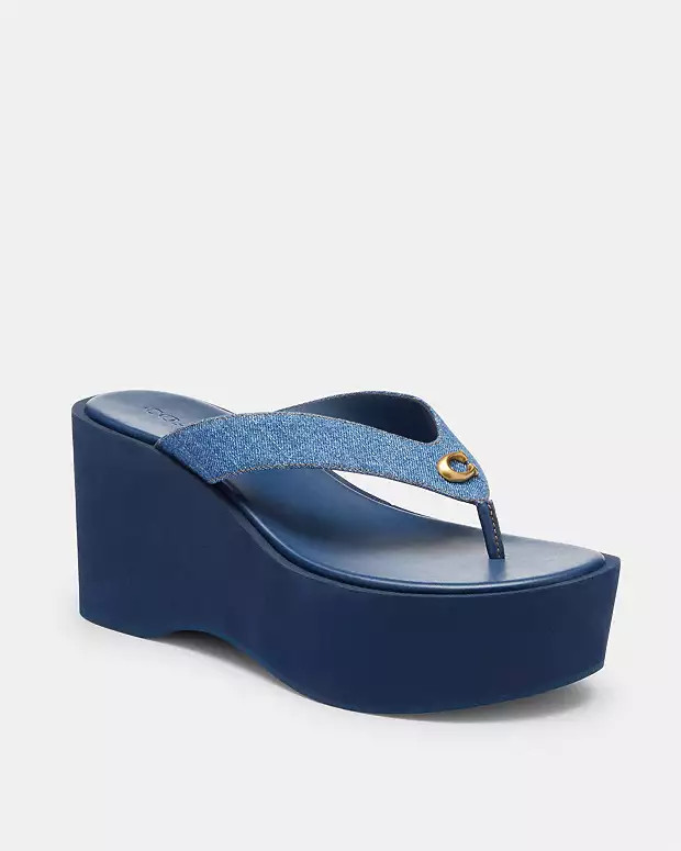 Sculpted C Platform Flip Flop | Coach (US)