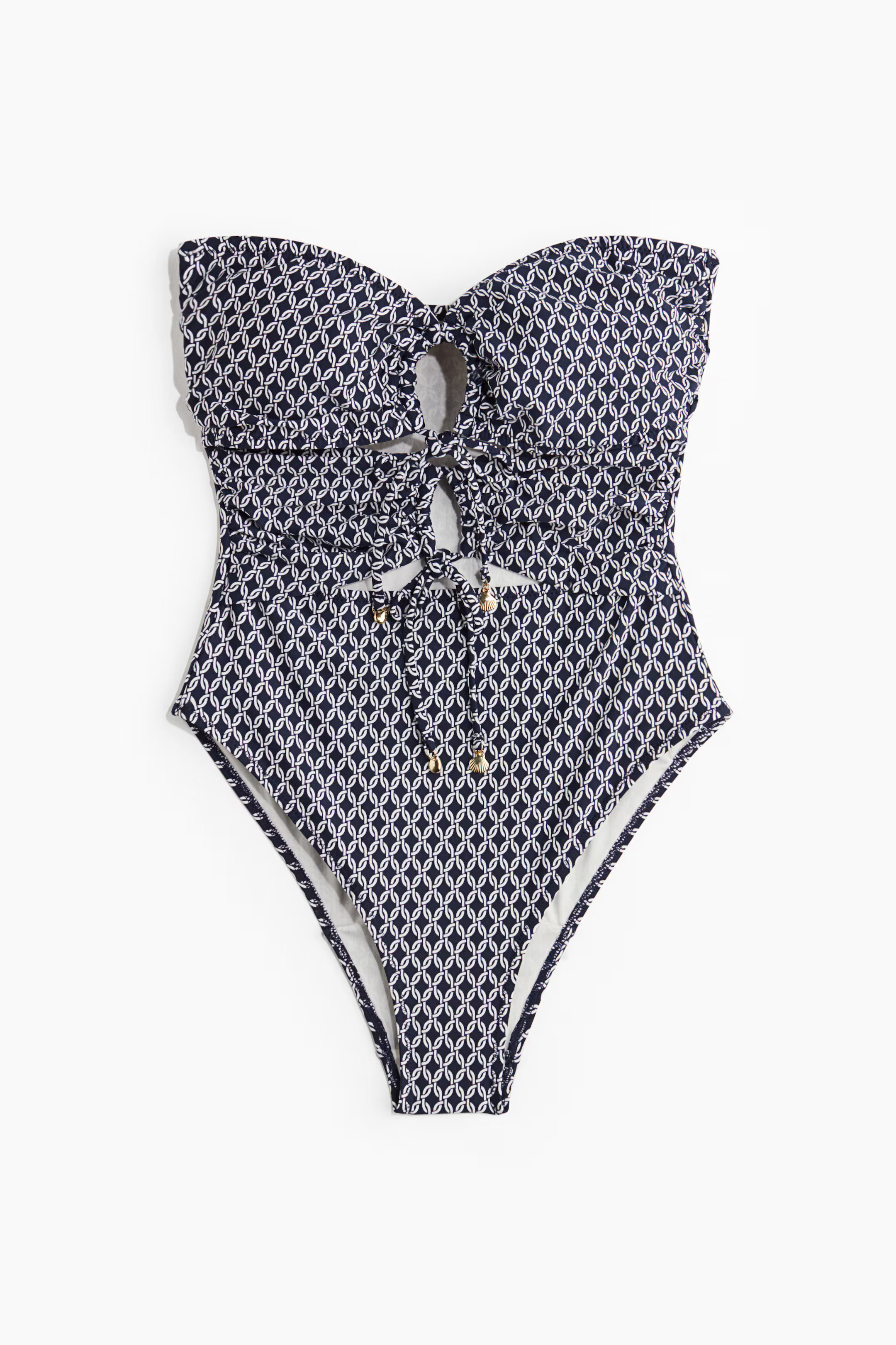 Padded-Cup High-Leg Swimsuit | H&M (US + CA)