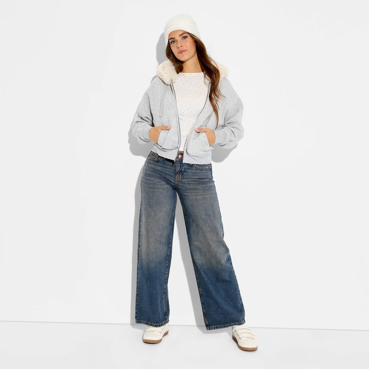 Women's Low-Rise Baggy Jeans - Wild Fable™ | Target