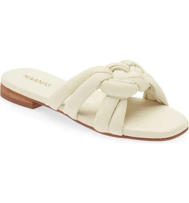 Kaanas Bintulu Knot Slide Sandal | Nordstrom | Nordstrom