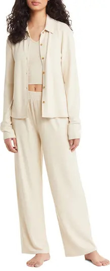 3-Piece Cozy Knit Lounge Set | Nordstrom