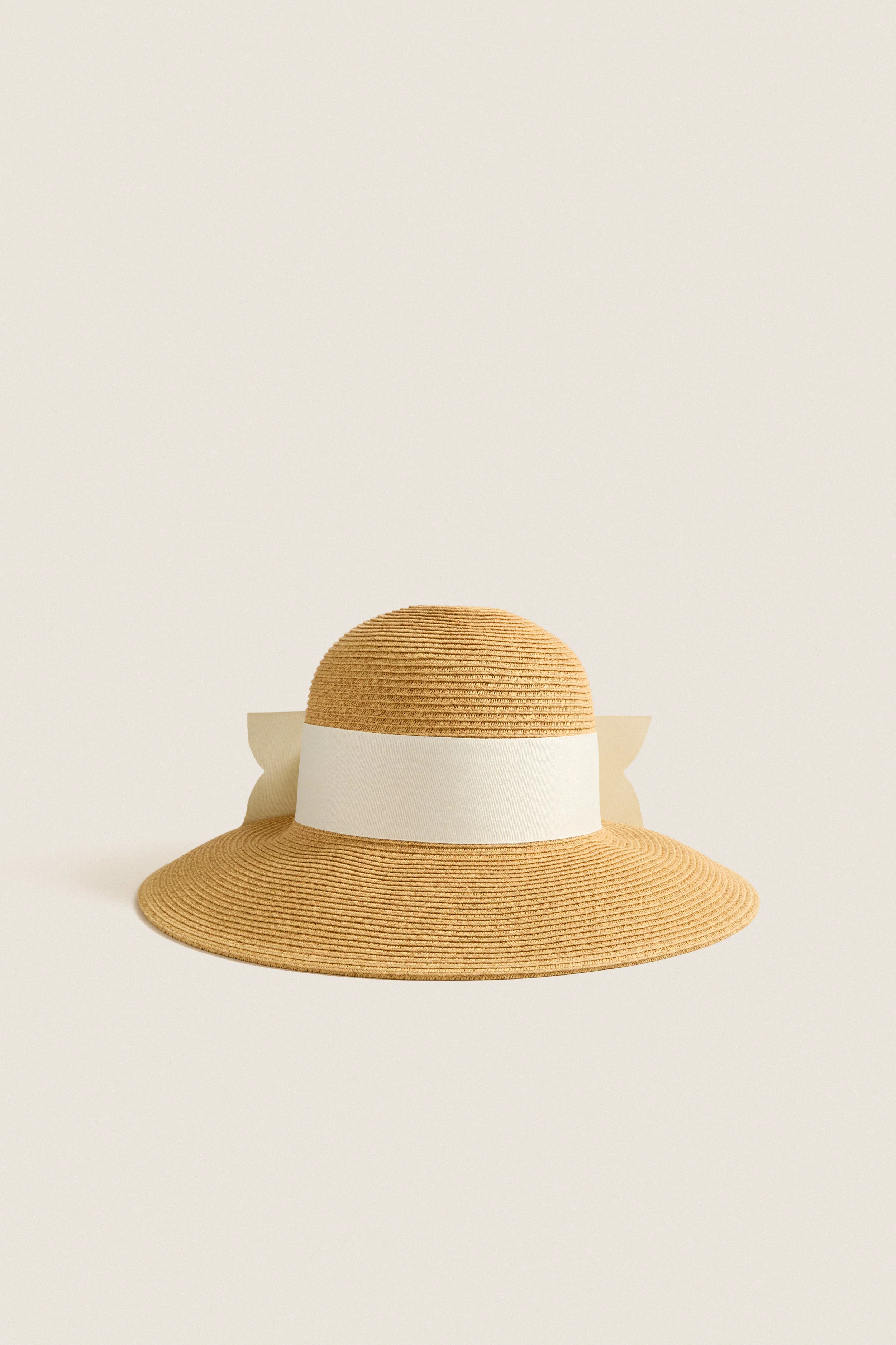 Exclusive Cream Packable Wide Bow Sunhat | Tuckernuck (US)