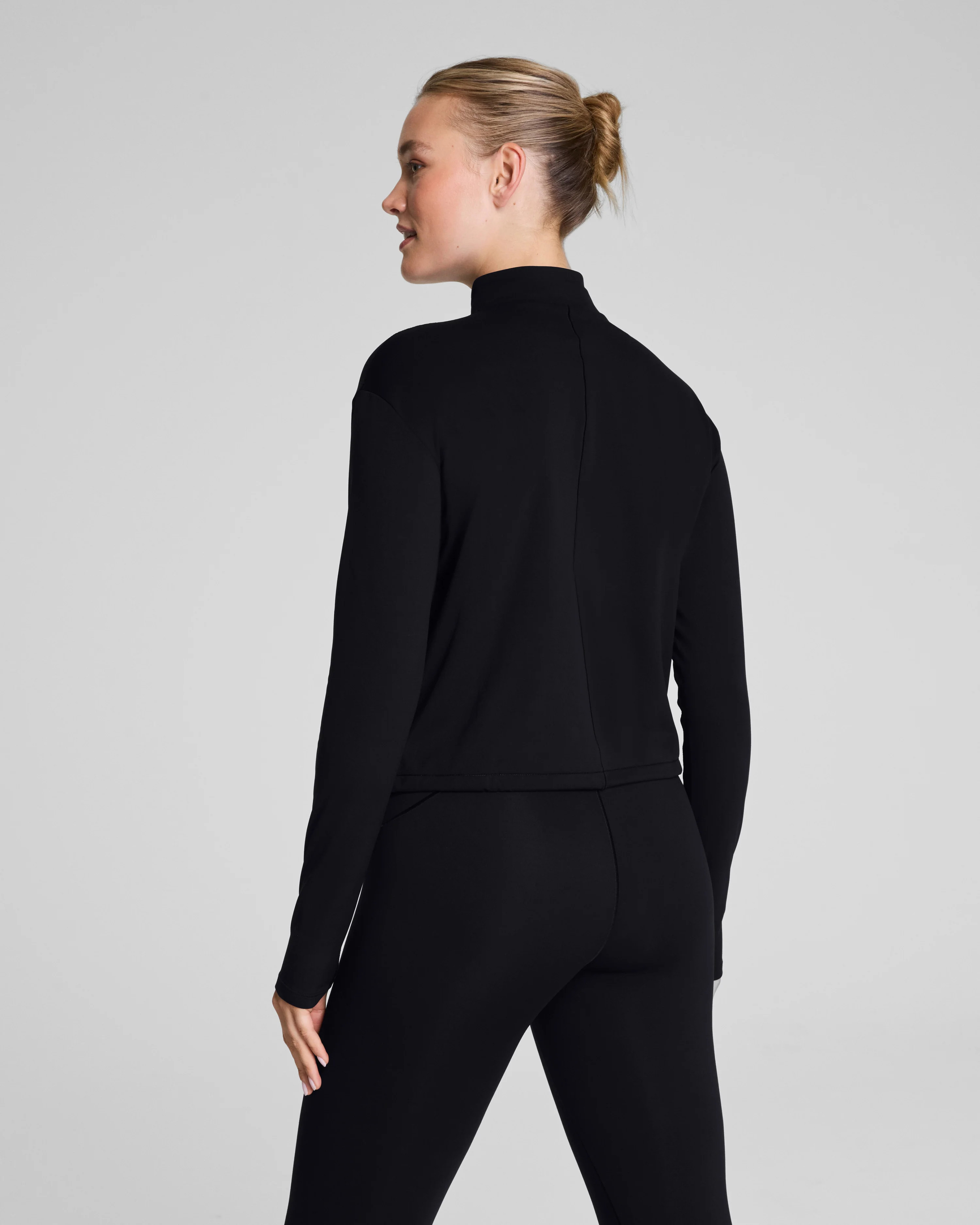 Fleece Lined Jacket | Full Zip Workout Jacket | SPANX | Spanx