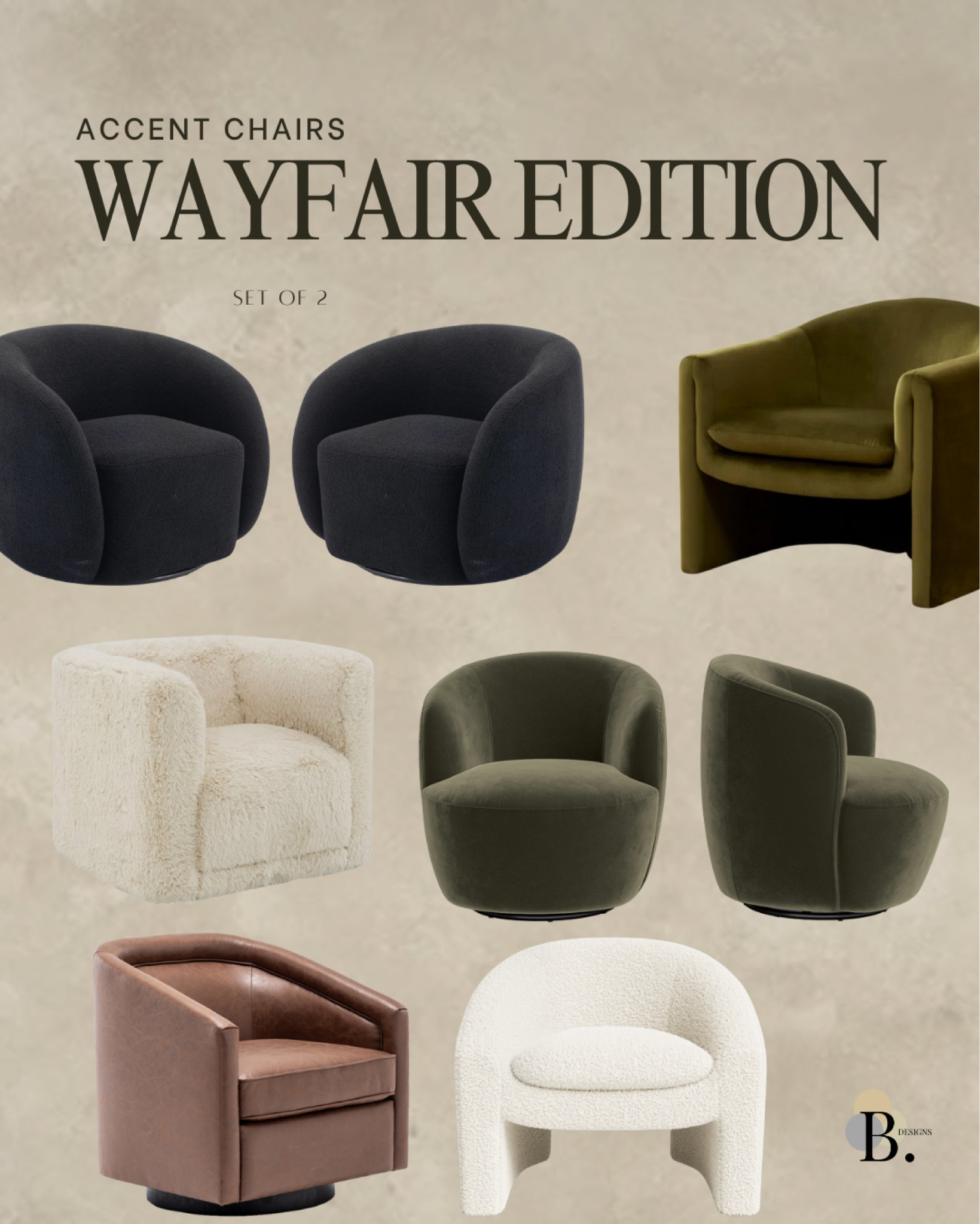 A cozy corner isn’t complete without the right accent chair! Found the perfect one for our client, thanks to @wayfair. 🤍 #wayfair #wayfairpartner