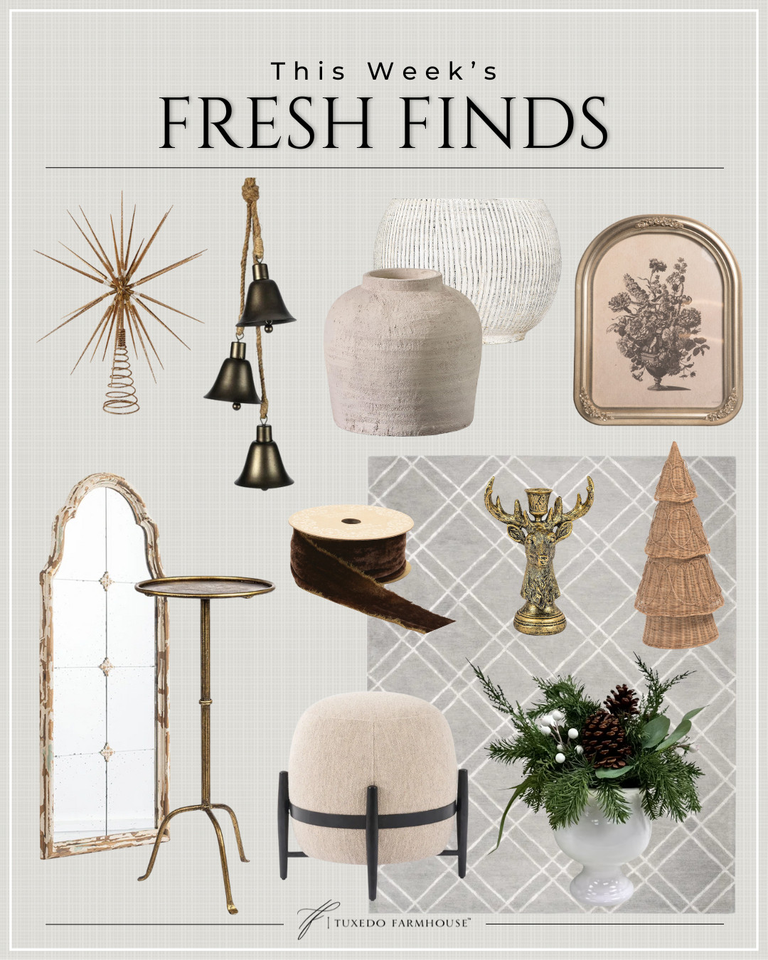 This Week's Fresh Finds

Fun new finds to bring home this Holiday season!

Seasonal, home decor, fall, accent chairs, rugs, wall art, frames, pillows, lamps, baskets, candles, books, coffee tables, ottomans, trays, bowls, consoles, accent tables,  holiday, wreaths, candles, swags, trees, reindeer, Christmas, snowmen, trays, bells, pillows, ornaments
 

 #LTKHoliday #LTKSeasonal #LTKHome