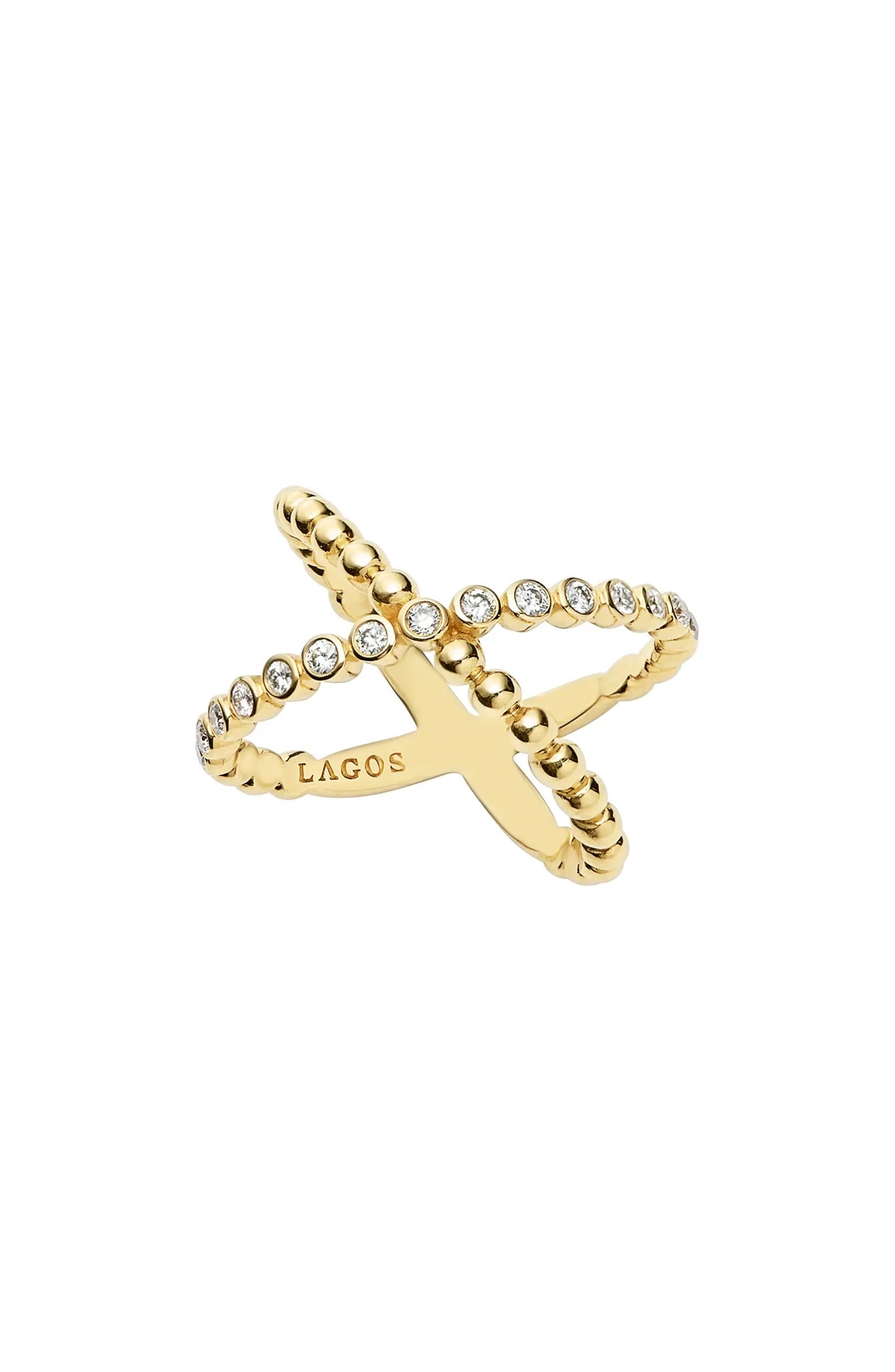 LAGOS Caviar Crisscross Ring | Nordstrom | Nordstrom