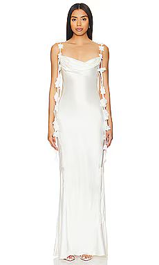 NBD Inaya Gown in Cream from Revolve.com | Revolve Clothing (Global)