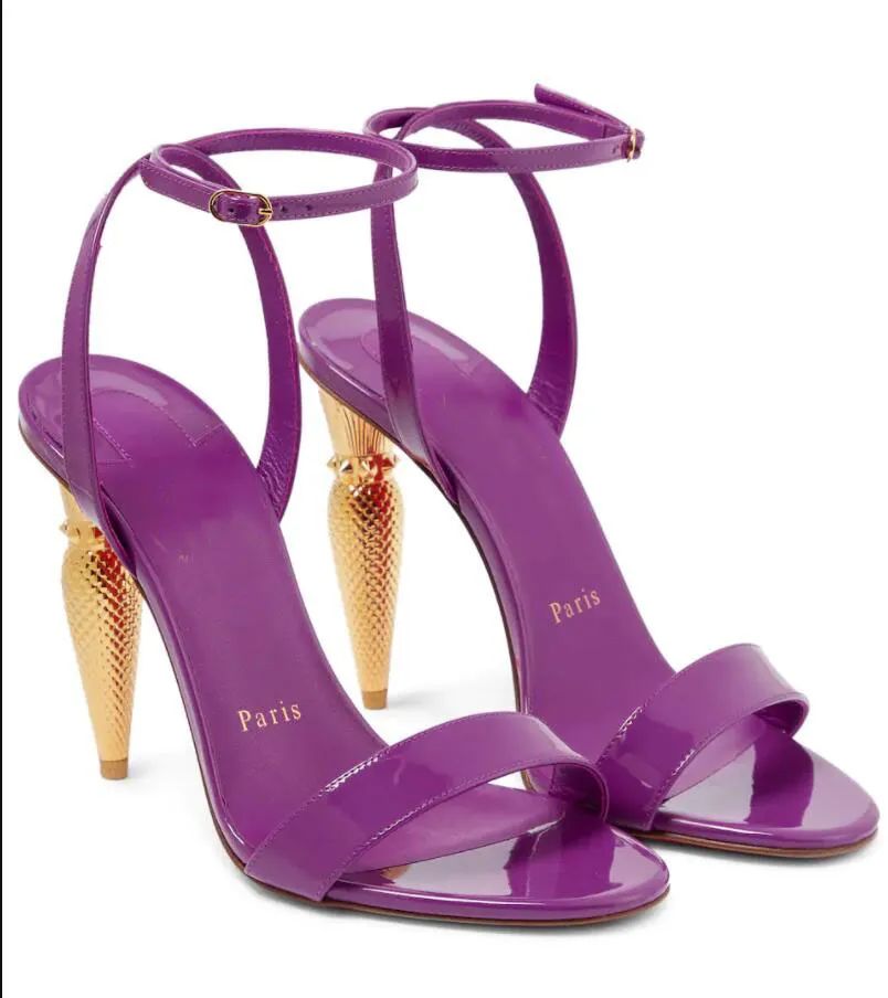 Nice heels Elegant Women Shoes Lipqueen 100MM SANDALS sandal high heels ankle strap wedding party... | DHGate