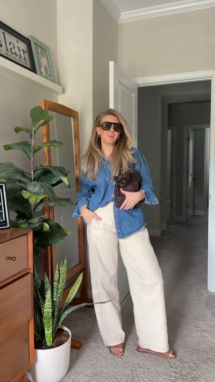 Easy to replicate ootd

matching lounge set: small
Barrel pants: 0
Denim button down: old but linked similar
Sandals: run tts

spring outfit / gdwm / get dressed with me / casual style / daily outfits / wfh outfit / for her/ Heather Blair 

#LTKWorkwear #LTKootd #LTKgrwm