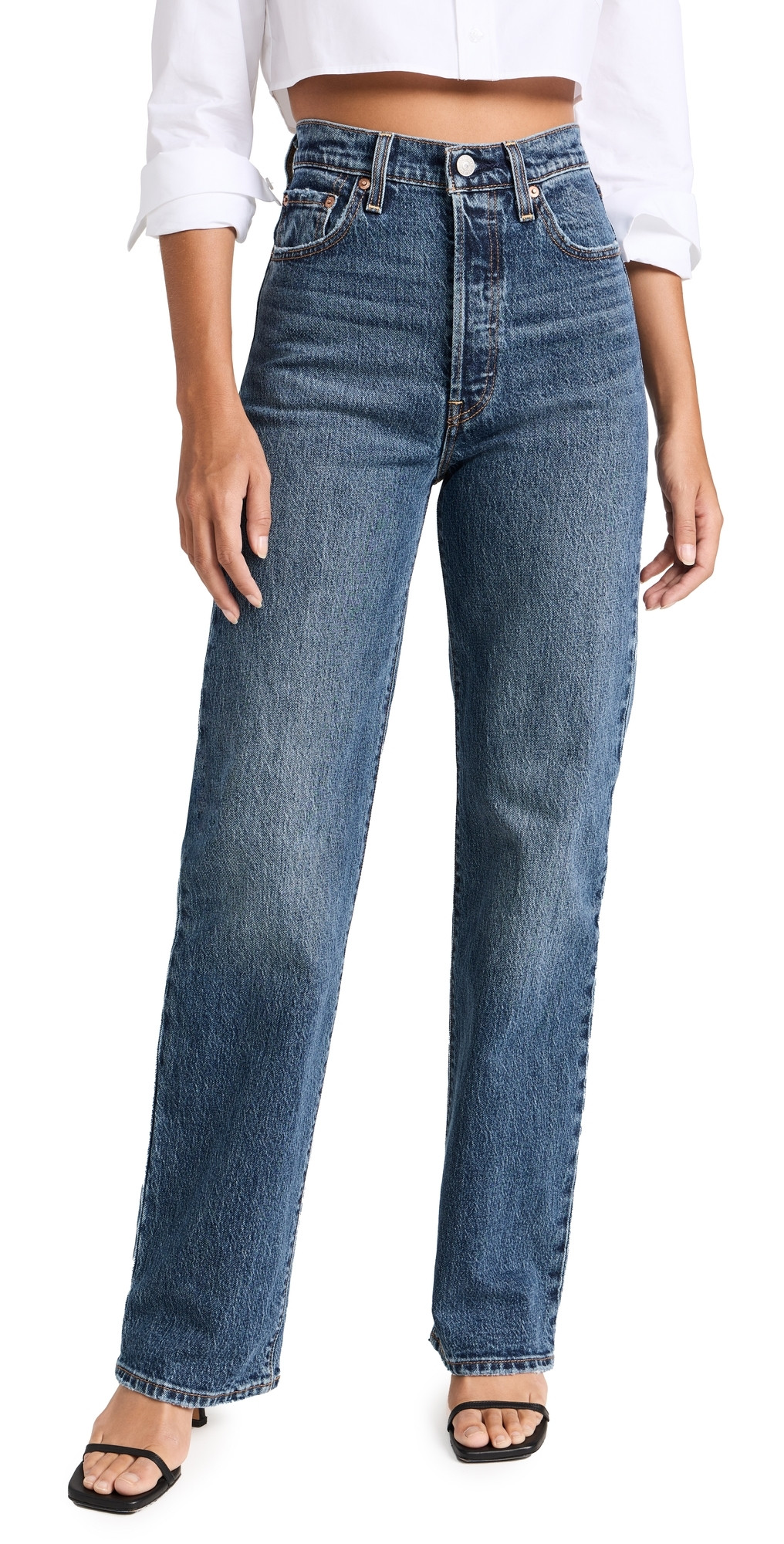 Levi's Ribcage Full Length Jeans Valley View 32 | Shopbop