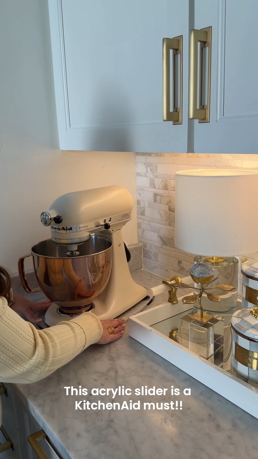 My favorite kitchenaid accessories linked below!! This acrylic slider makes cooking and baking with it so easy!

#kitchenaid #kitchenaidmixer #kitchenaidaccessories #amazonfinds #amazonkitchen #weddingregistry #aesthetickitchen

#LTKfoodie