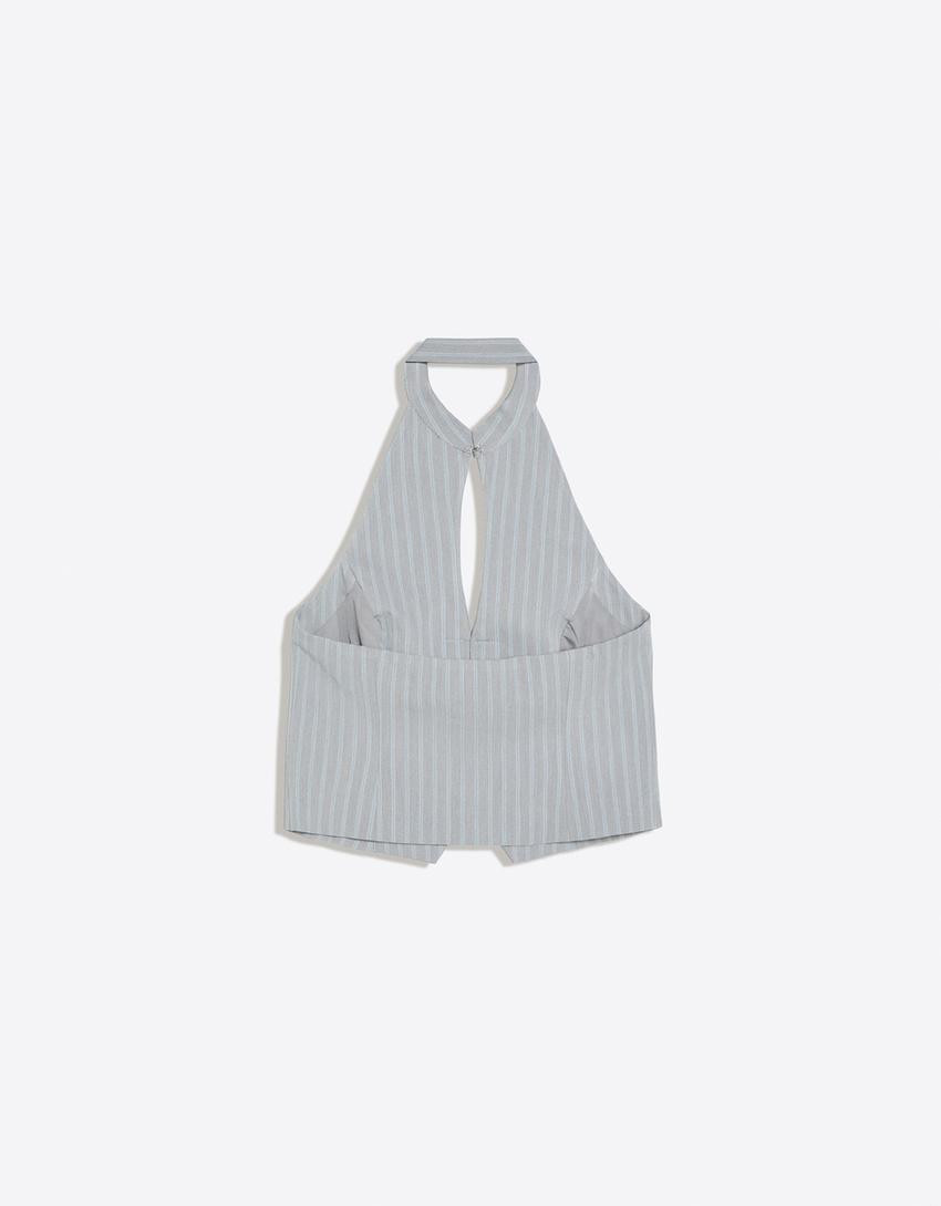 Halter waistcoat with clasps - BERSHKA LOVERS - Women | Bershka UK
