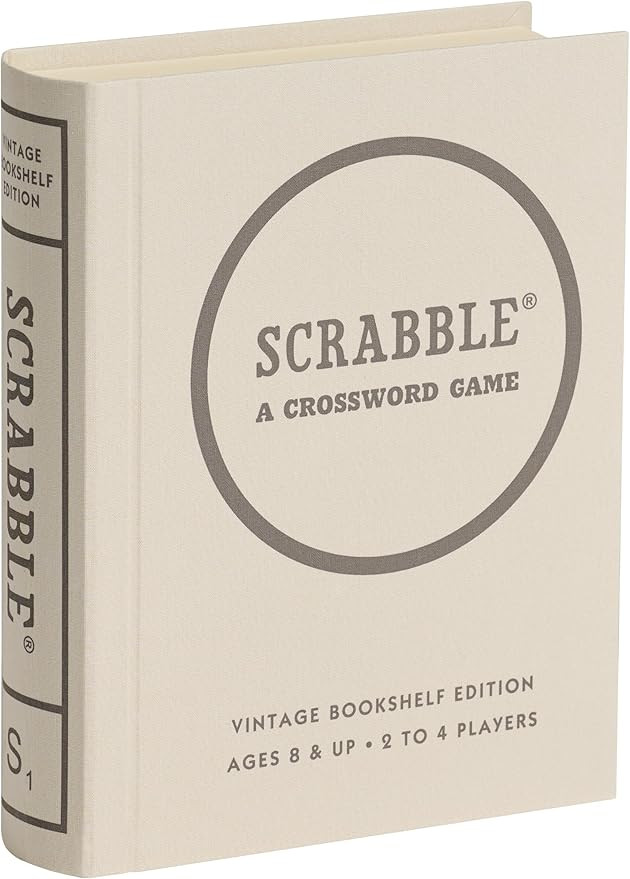 WS Game Company Scrabble Vintage Bookshelf Edition | Amazon (US)