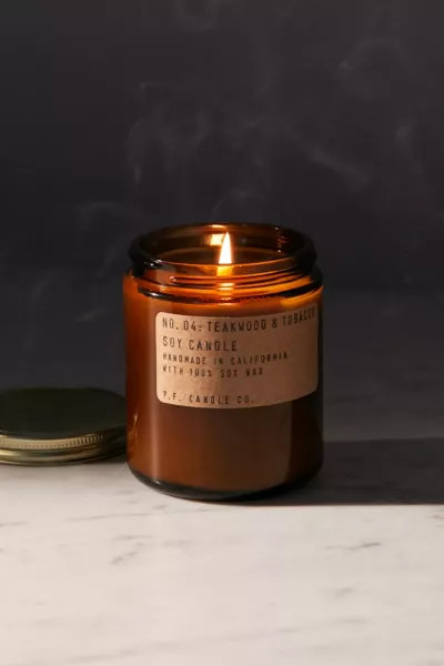 P.F. Candle Co. Amber Jar Soy Candle | Urban Outfitters (US and RoW)