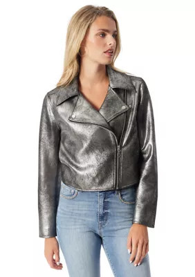 Jessica Simpson Women's Biker Jacket, Black, XS | Belk