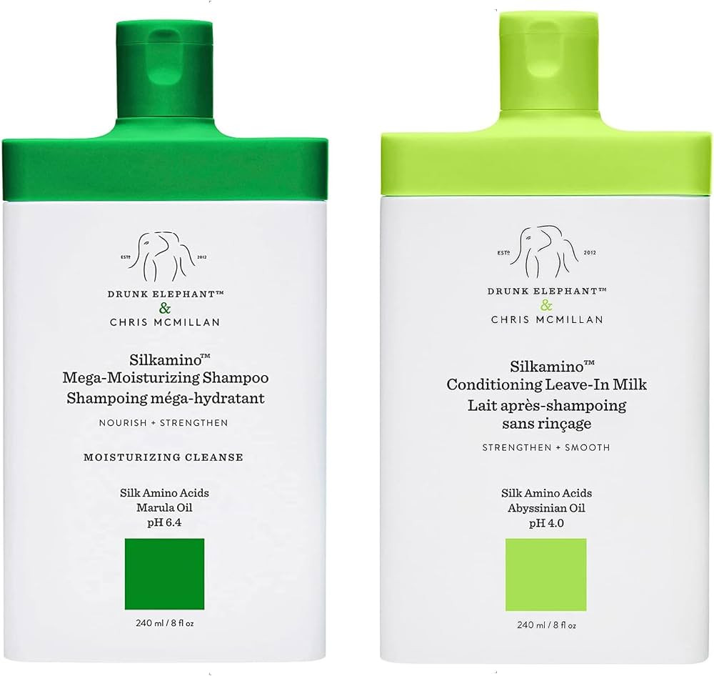 Drunk Elephant Silkamino Shampoo & Conditioner Bundle | Amazon (US)