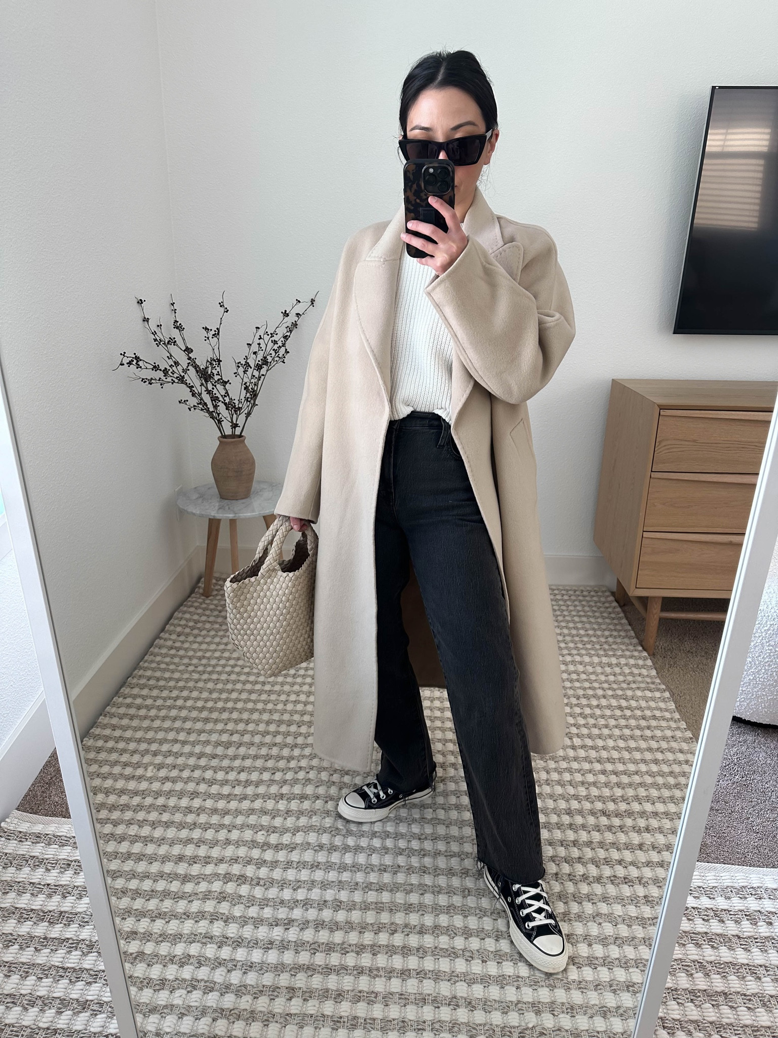 CrystalinMarie outfits. Here’s a mom-on-duty outfit I wore the other day. 

Coat  - Gentle Herd xs 
Sweater - j.Crew xs
Jeans - Madewell 23 petite
Sneakers - Converse 5
Bag - Naghedi mini 

Petite Style, Neutral outfit, capsule wardrobe, minimal style, street style outfits, Affordable fashion, Spring fashion, Spring outfit,

#LTKFind #LTKitbag #LTKshoecrush