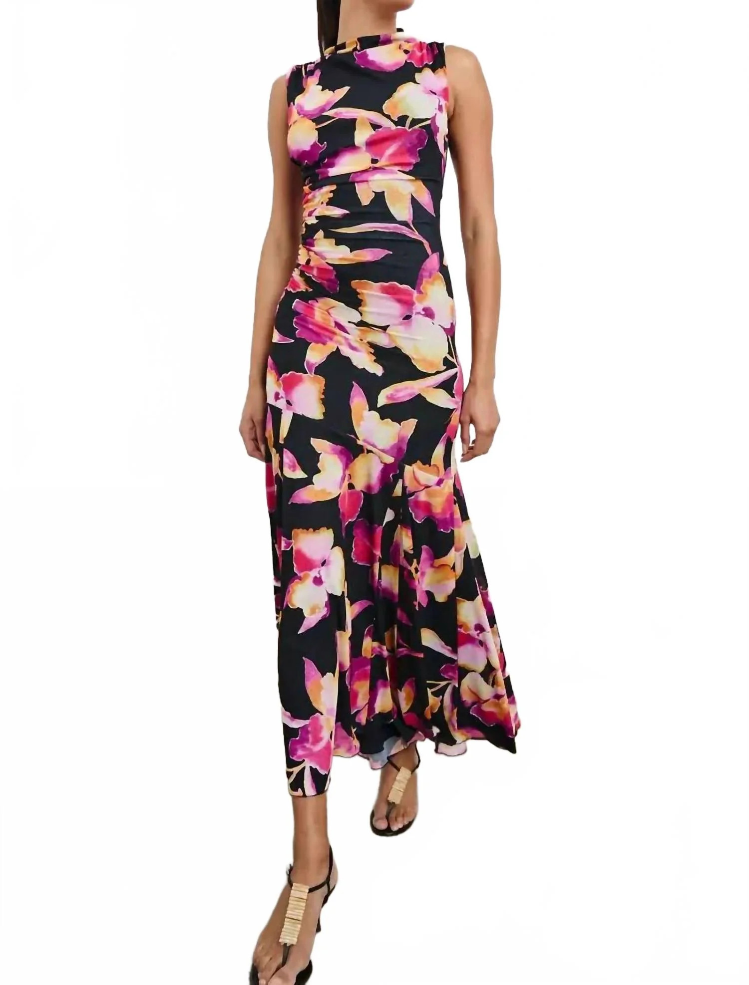 Cosmos Dress In Dusk Orchid | Shop Simon