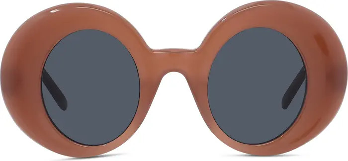 Curvy 44mm Small Round Sunglasses | Nordstrom