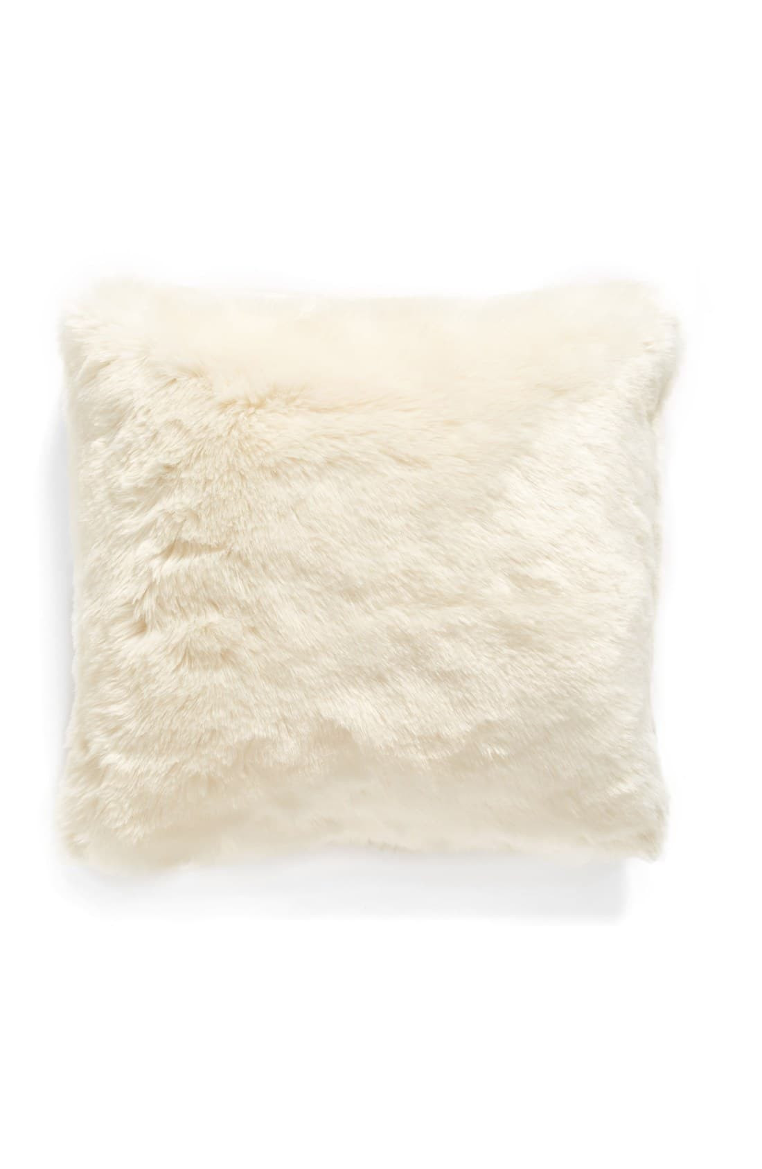 Nordstrom At Home Cuddle Up Faux Fur Pillow, Size One Size - Ivory | Nordstrom