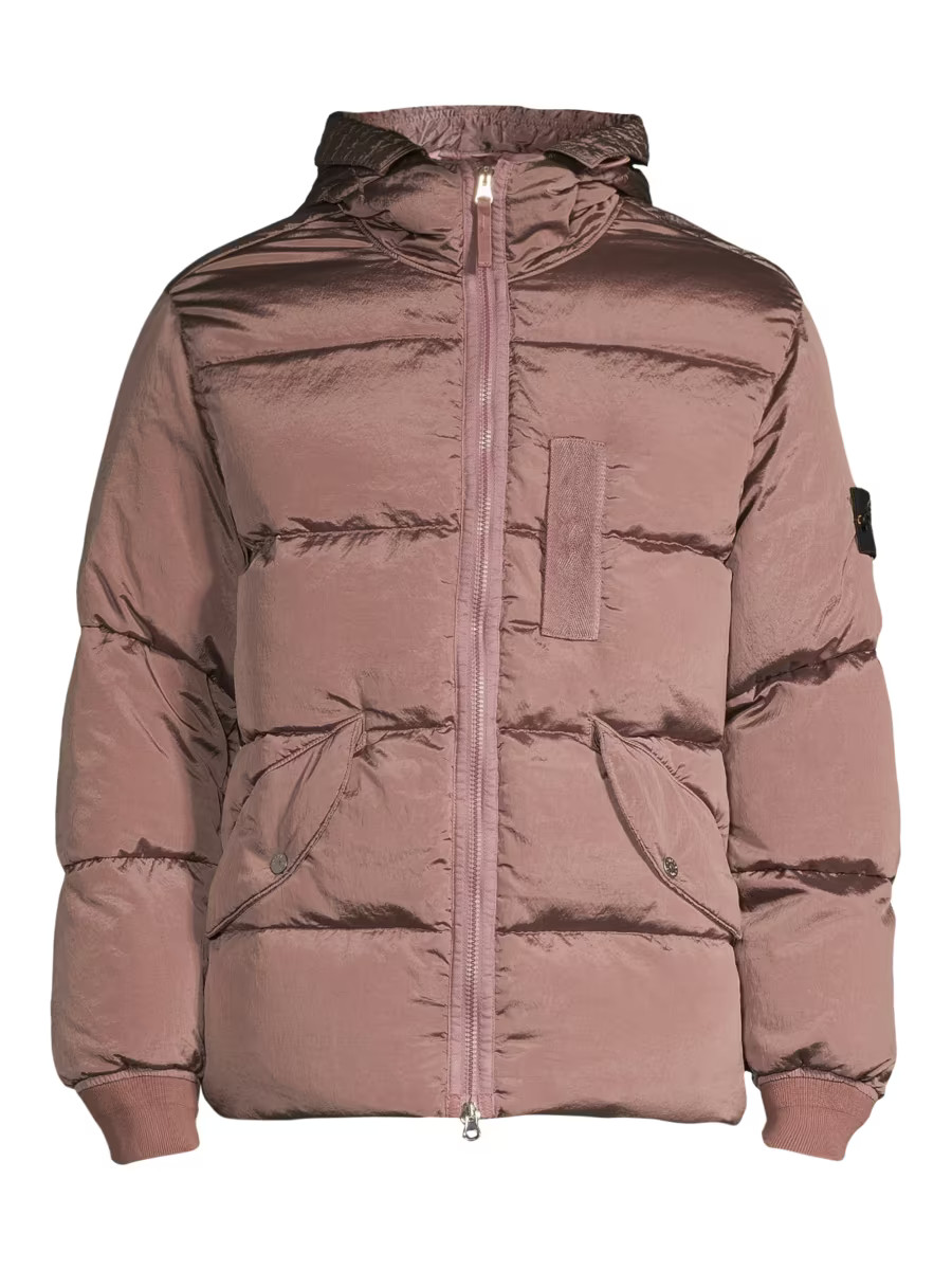 Nylon Hooded Down Jacket | Saks Fifth Avenue