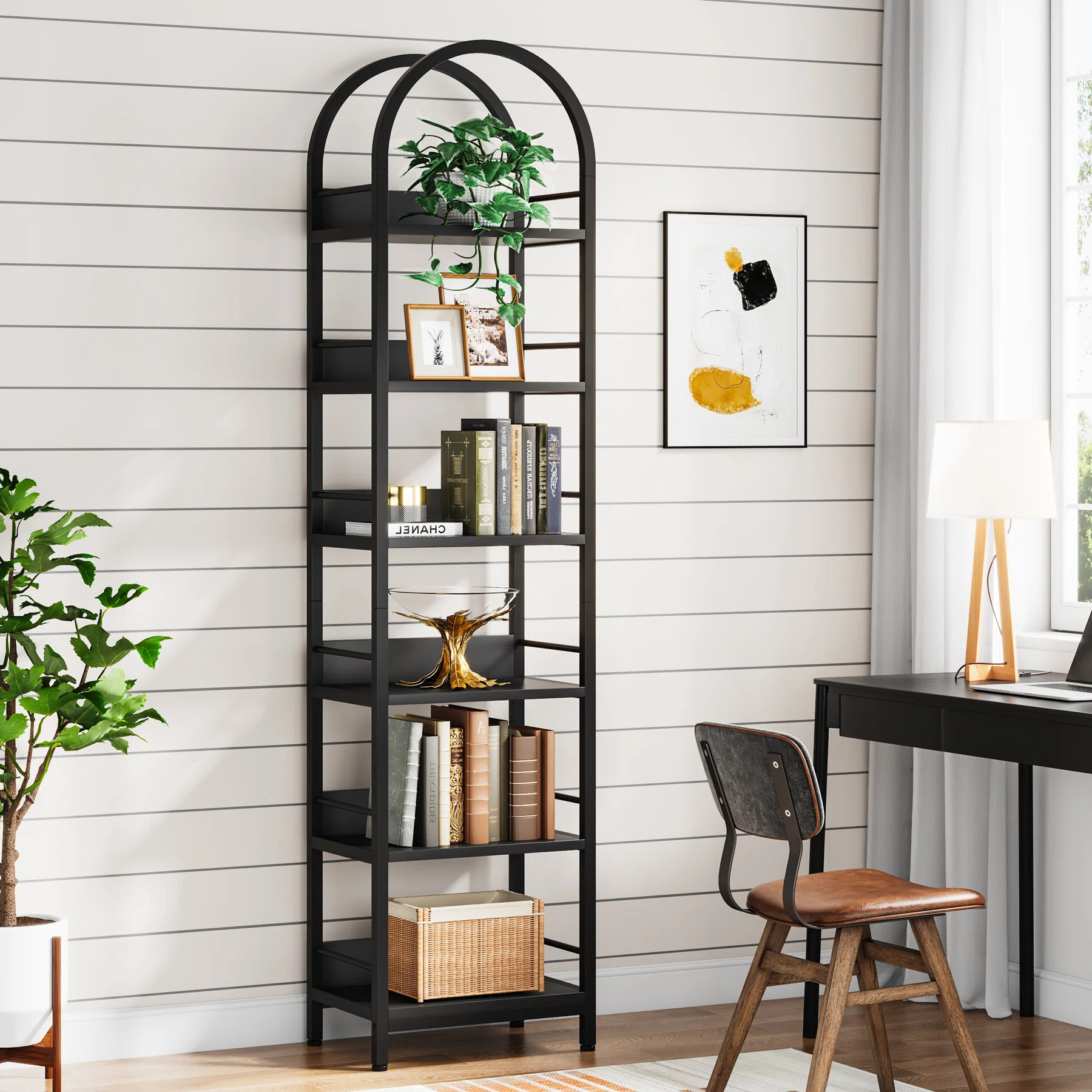 17 Stories Pegeia Corner Bookcase & Reviews | Wayfair | Wayfair North America