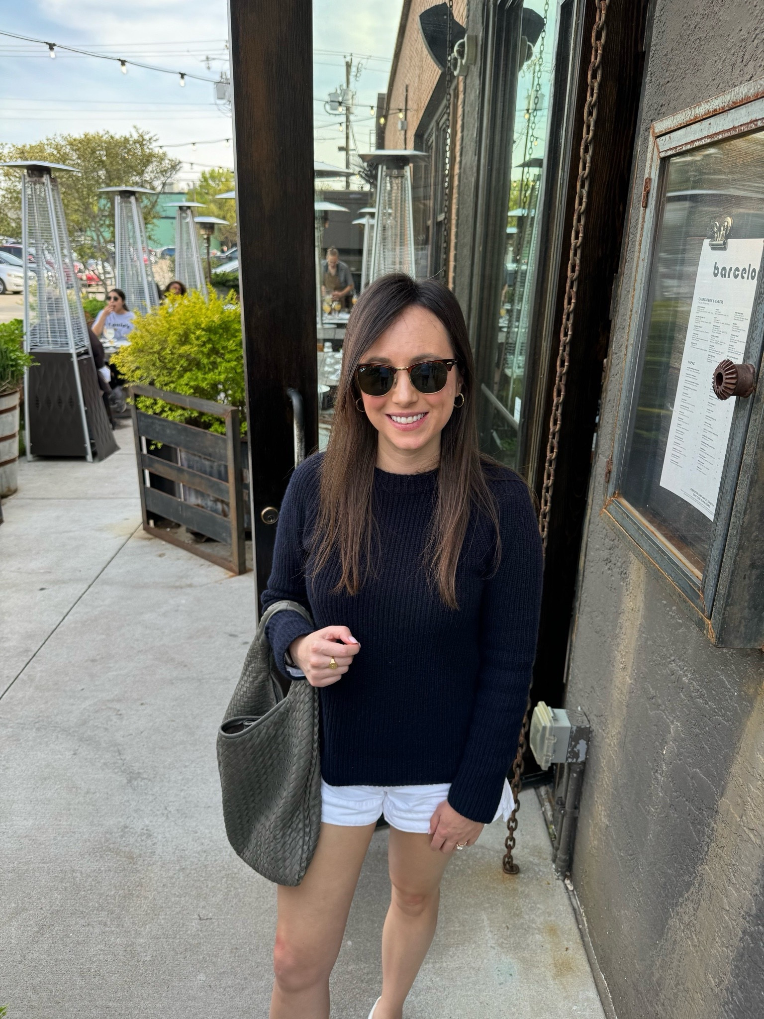 Vince sweater (xs), best white denim shorts (sized up to 26), adidas sambas   



#LTKStyleTip #LTKFindsUnder100 #LTKSeasonal