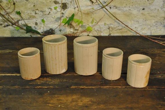 Stoneware Marmalade Jars (5) | Etsy (US)