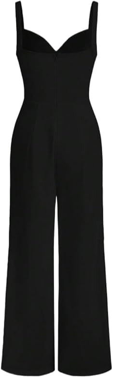 Lace Pleated Jumpsuit High Waist Womens Beach Outfits Jumpsuits | Amazon (US)