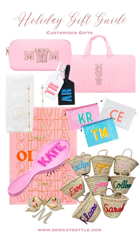 Customized gift ideas! Who doesn’t love a gift with their initials? Lots of different price point options most under $50!

#LTKGiftGuide #LTKfindsunder50 #LTKfindsunder100