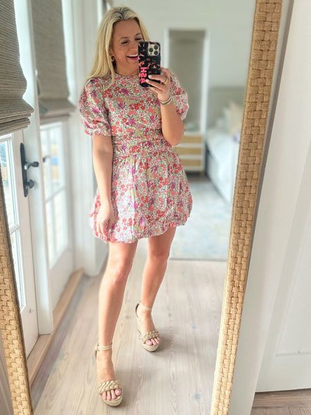 Oh I love this cute floral dress. Perfection for Easter or any spring occasion! Wearing a size small. Code FANCY15 for 15% off

#LTKstyletip #LTKsalealert #LTKSeasonal