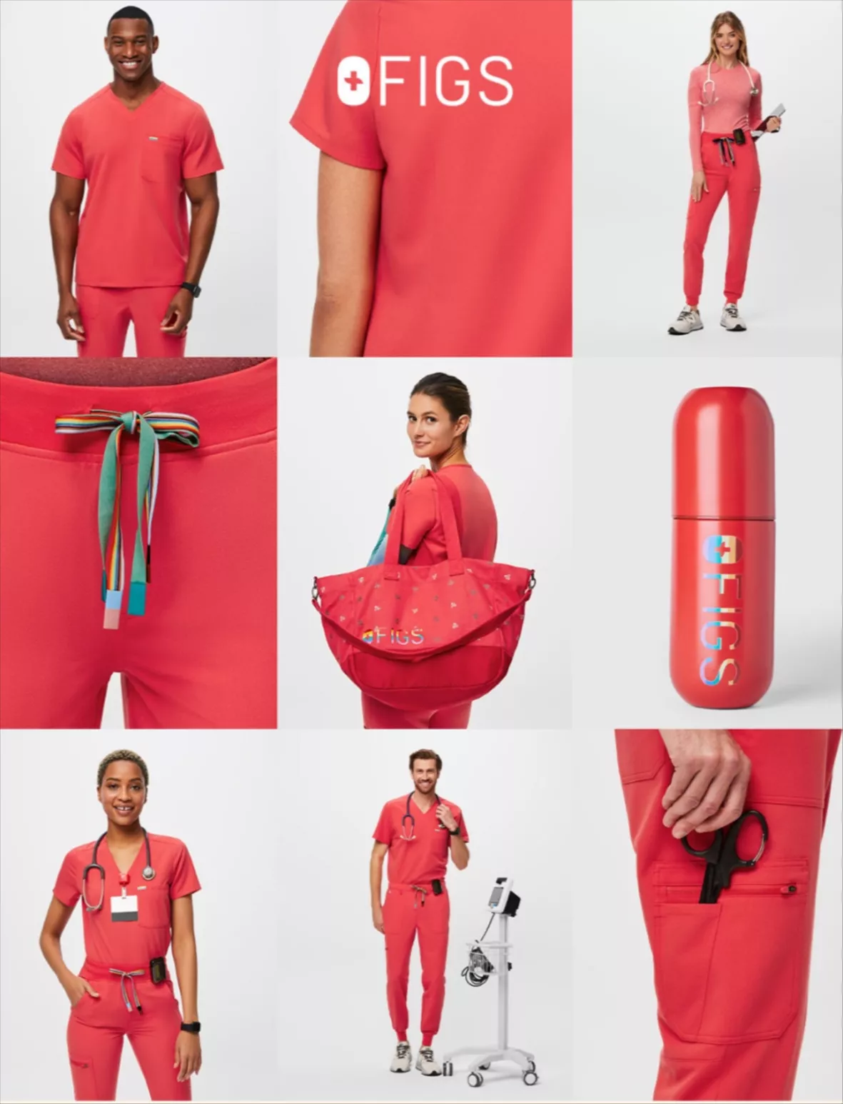 Catarina™ One-Pocket Scrub Top curated on LTK