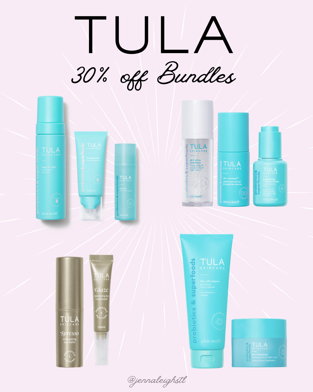 Save 30% on Tula bundles right now. Such a good time to stock up on your skincare favorites or try a few new products for less. 

 #LTKselfcare #LTKSaleAlert #LTKBeauty
